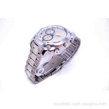 Mini Camera Watch 1080p Waterproof Micro 4LED for Night Vision Video Surveillance 16GB (QT-IR005)